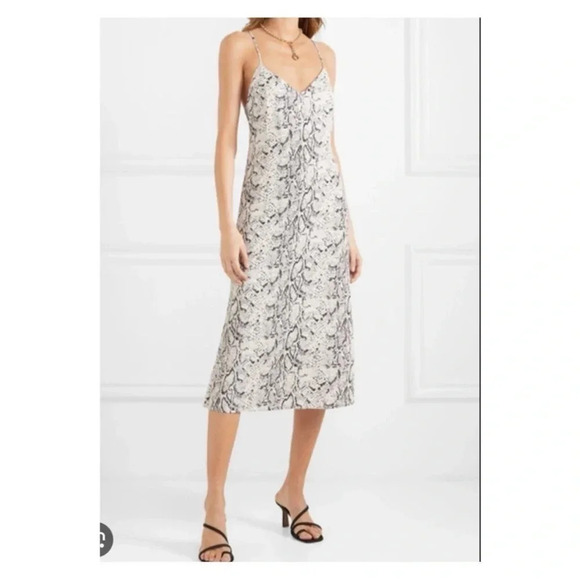 Reformation Kat snake print midi dress - Picture 3 of 12